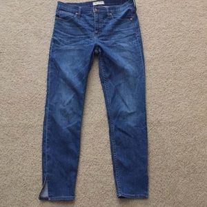 Madewell 9’’ High rise skinny jeans